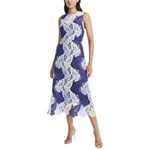 Maggy London Womens  Midi Dress, Blue
